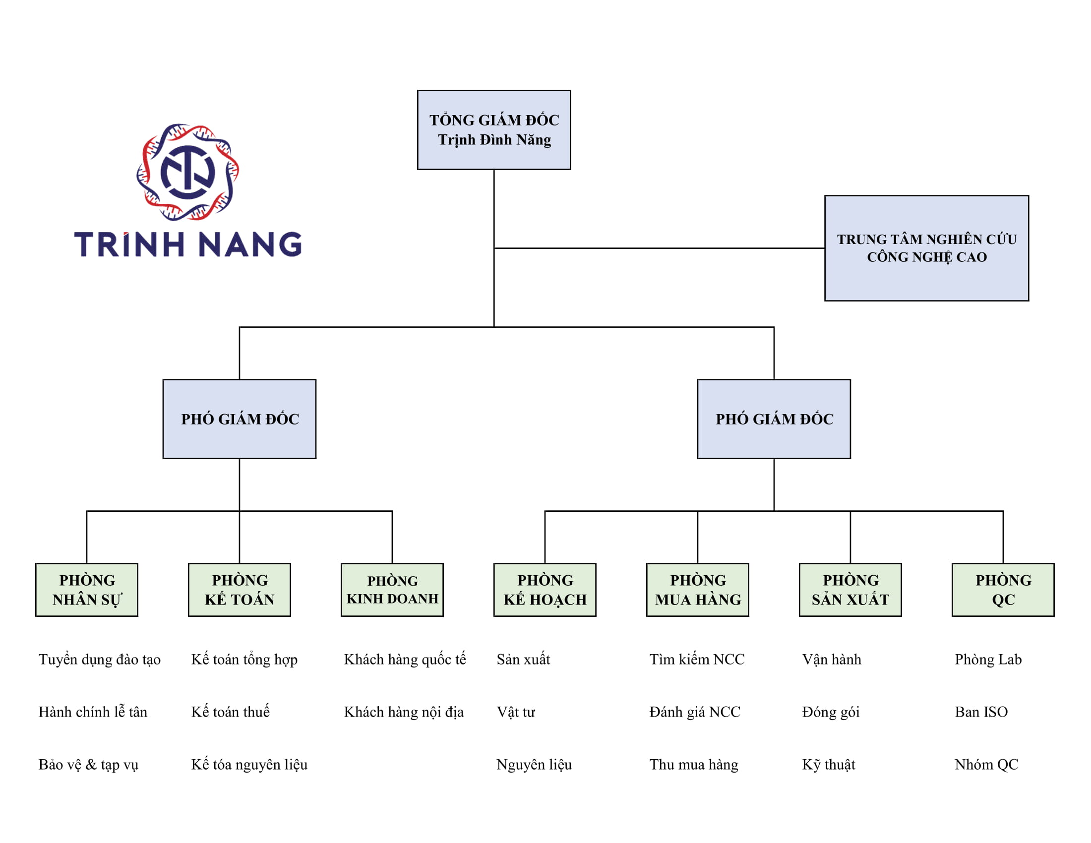 Sơ đồ tổ chức công ty
